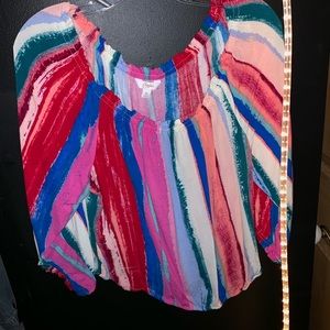 Off the shoulder blouse